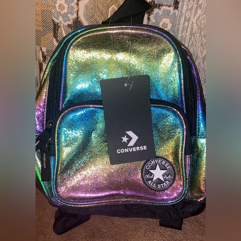 Converse All Star ⭐️ Chuck Taylor Mini backpack holographic color - Picture 3 of 10